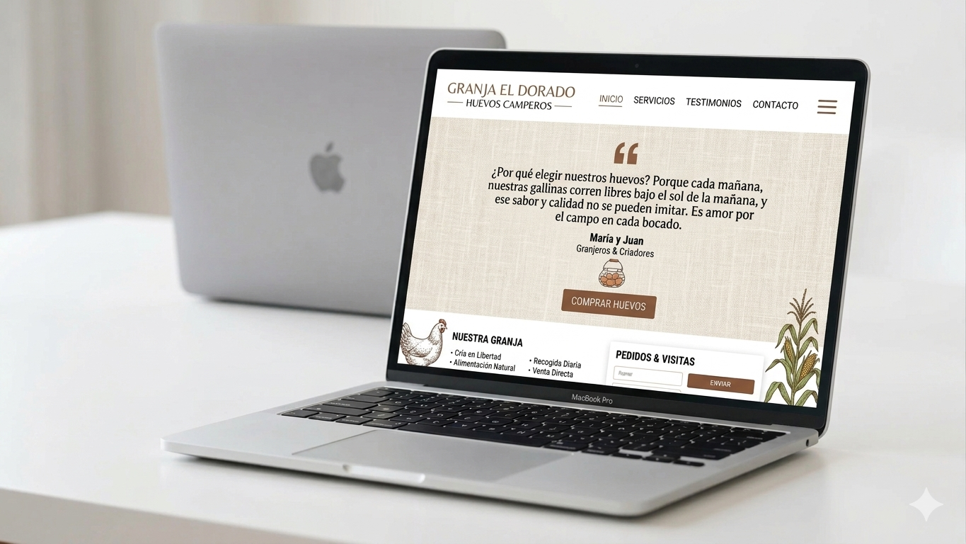 Ejemplo de web diseñada por Ataraxia Digital